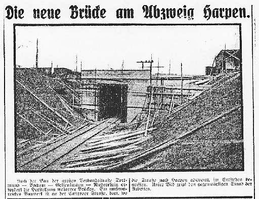 Fotos vom Bau der B1