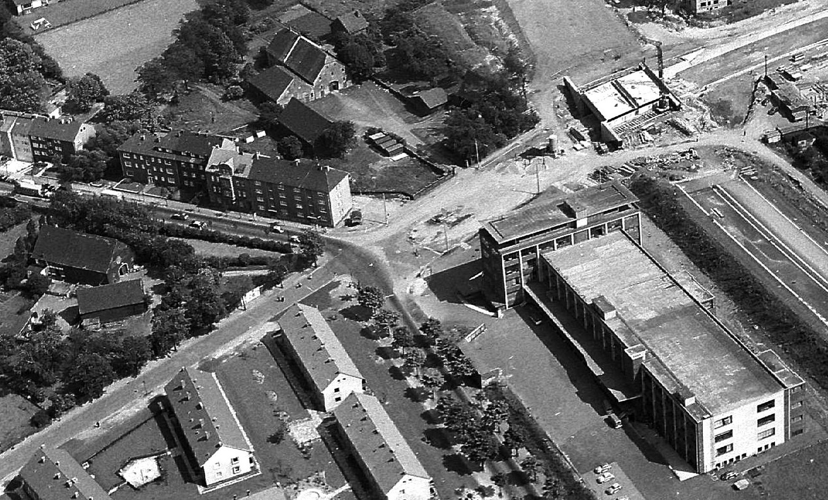 Fotos vom Bau der B1