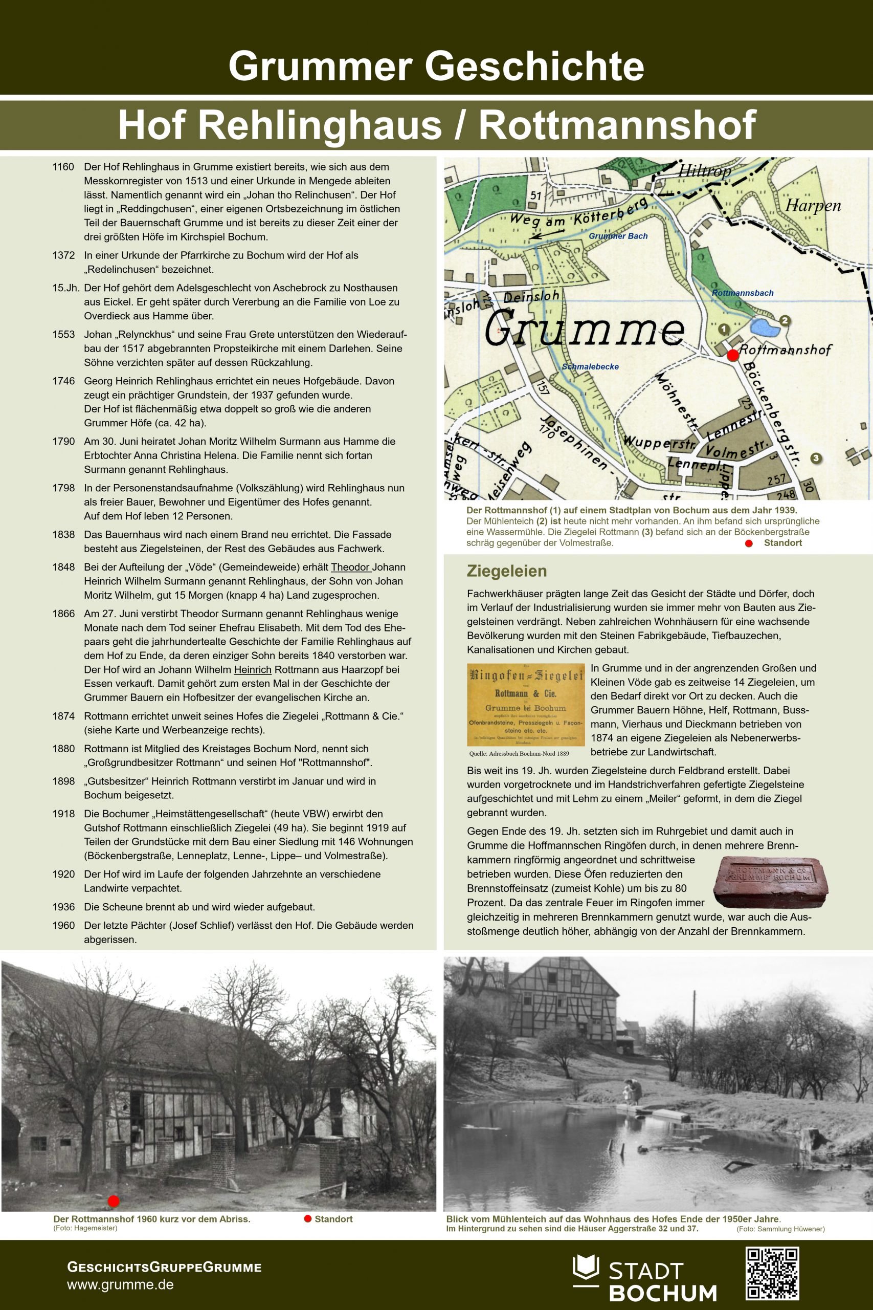 Tafel 5 Hof Rehlinghaus / Rottmannshof