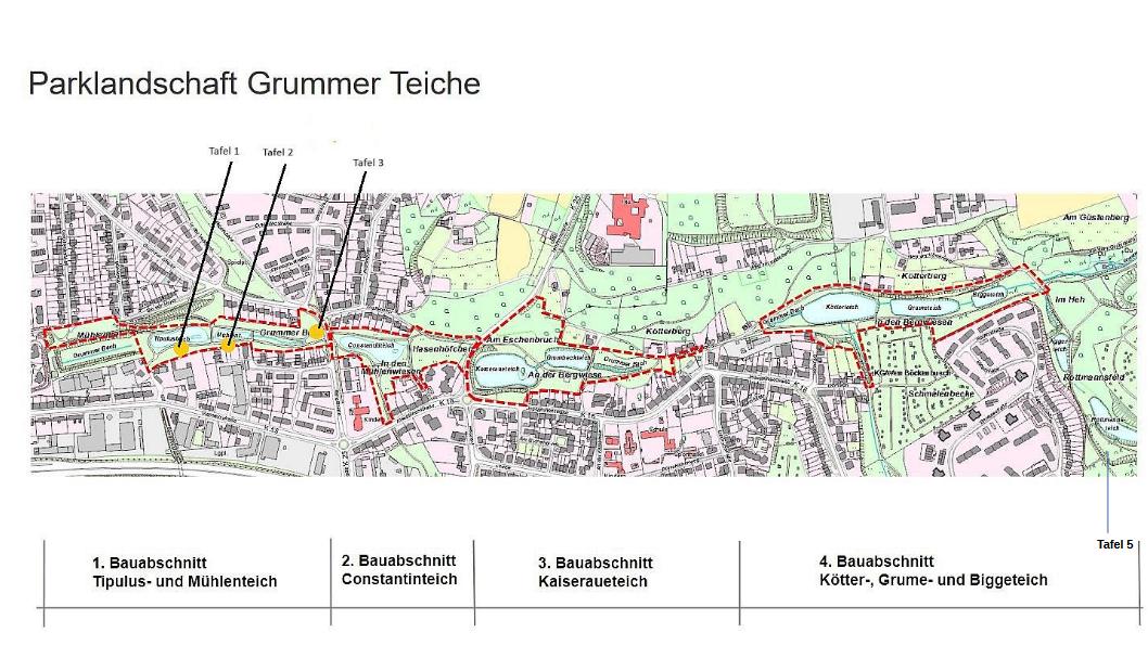 Neue Geschichtstafeln im Grummer Bachtal